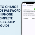 how to change hotspot password iPhone
