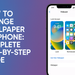 how to change wallpaper on iPhone