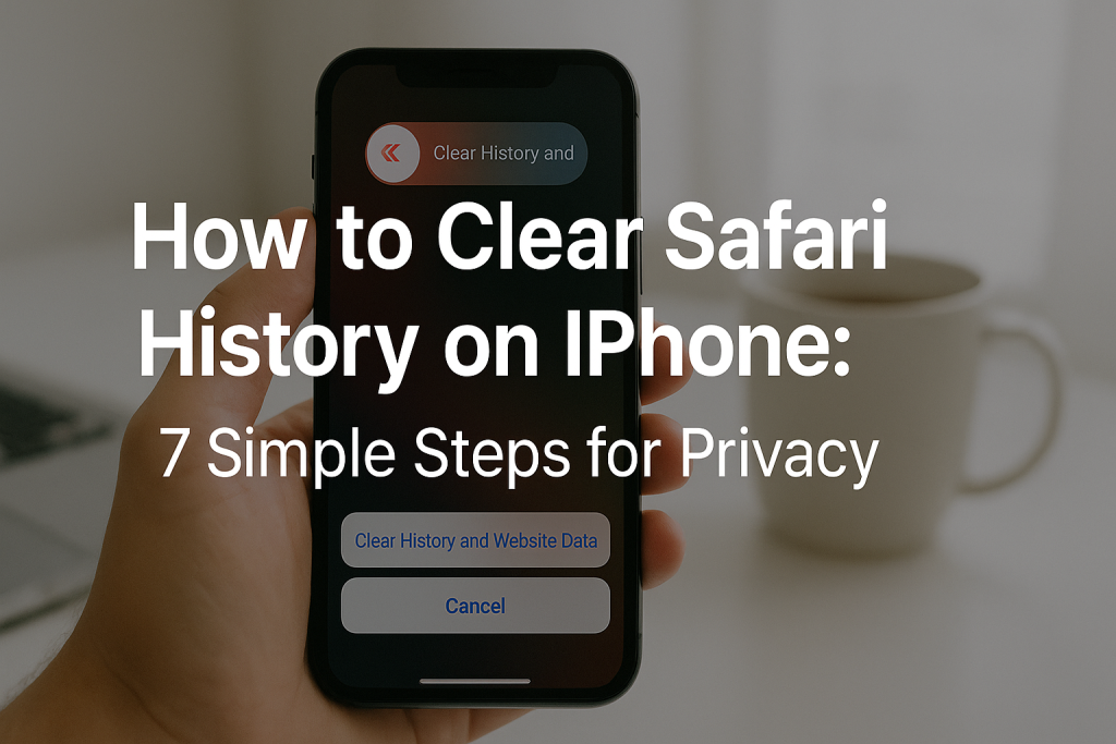 how to clear Safari history iPhone