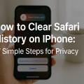 how to clear Safari history iPhone