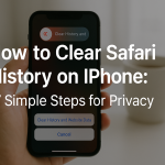 how to clear Safari history iPhone
