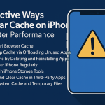 how to clear cache on iPhone