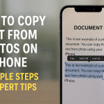 how to copy text from photos iPhone