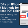 how to edit PDFs on iPhone