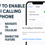 how to enable Wi-Fi calling iPhone