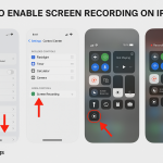 how to enable screen recording iPhone