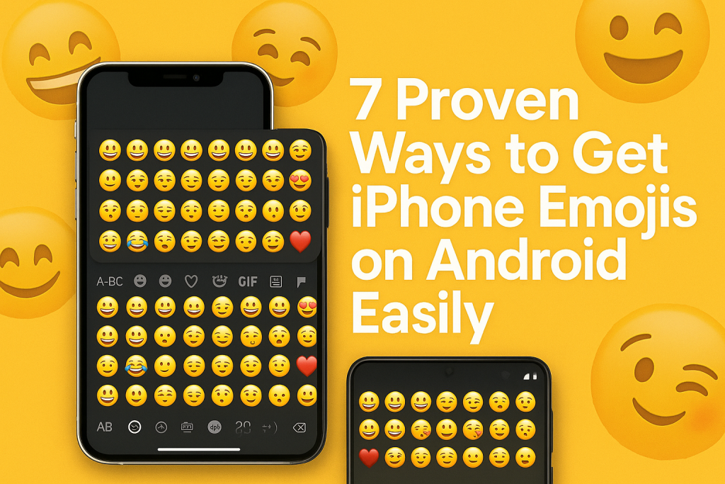 how to get iphone emojis on android