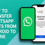 how to import whatsapp chat from android to iphone