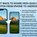 how to let iphones share good quality photos to android