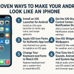 how to make android look like an iphone