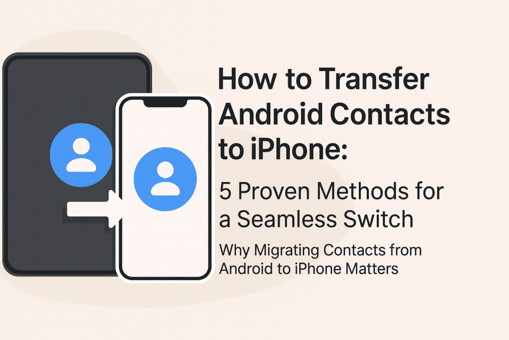 how to migrate android contacts to iphone