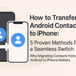 how to migrate android contacts to iphone