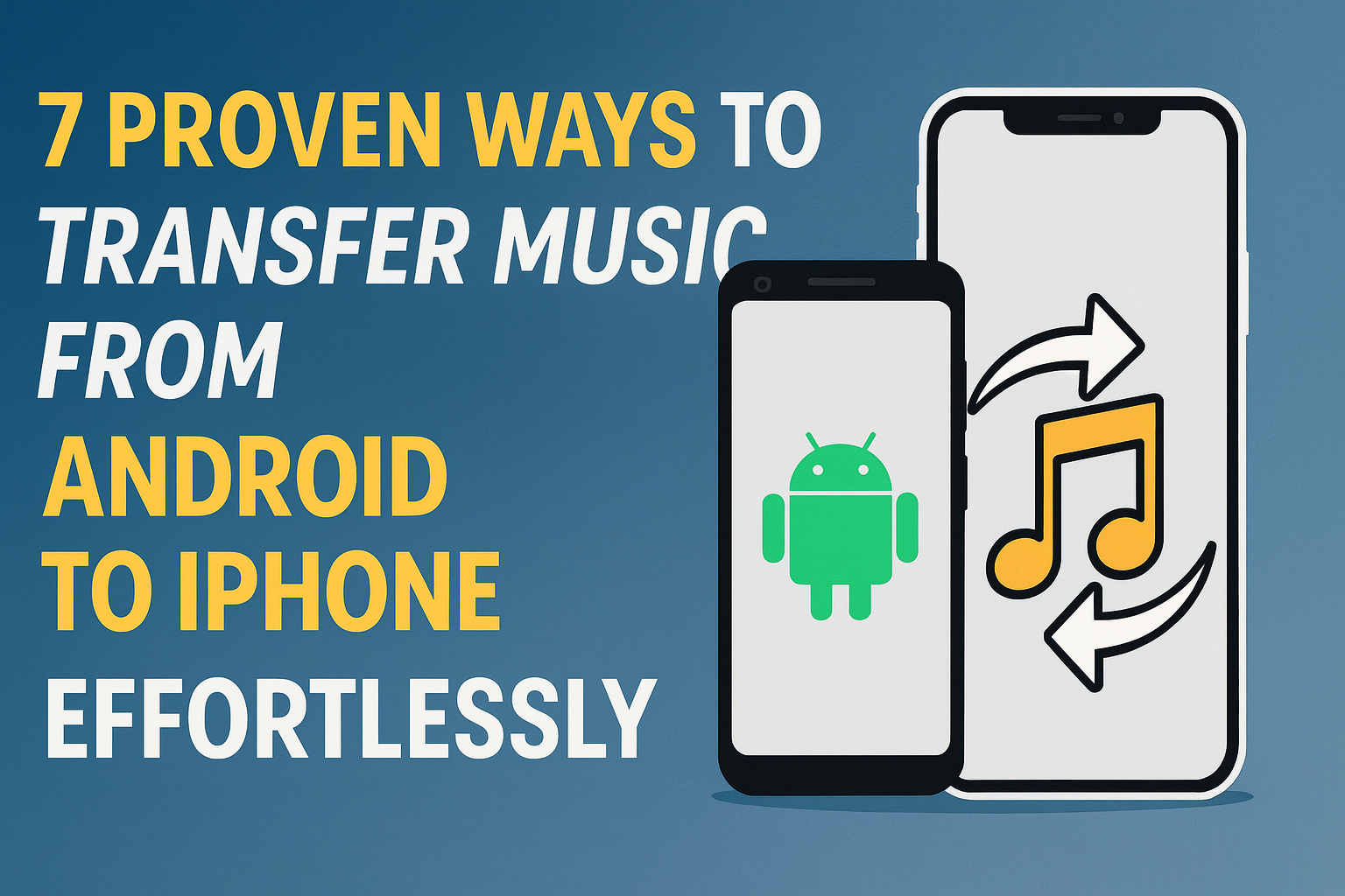 how to move music from android to iphone
