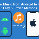 how to put music from android to iphone