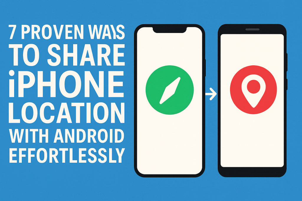 how to share iphone location with android
