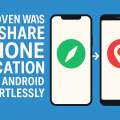 how to share iphone location with android