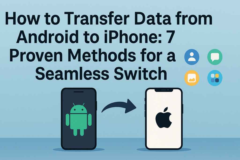 how to transfer cellular data from android to iphone