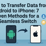 how to transfer cellular data from android to iphone