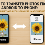 how to transfer images from android to iphone