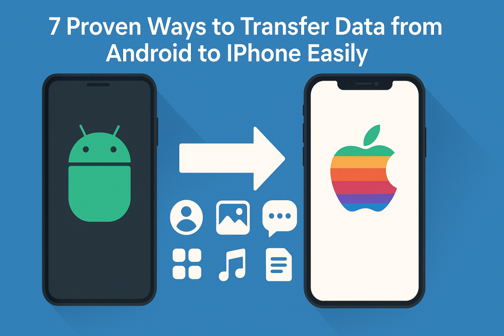 how to transfer information from android to iphone