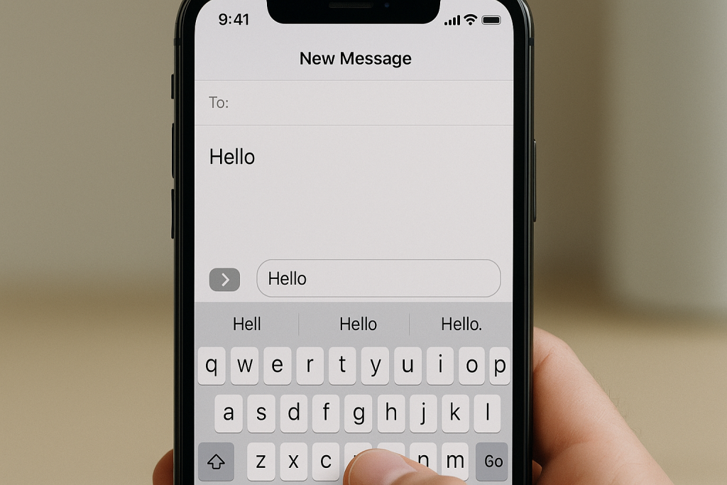Switching keyboard languages on iPhone using globe key