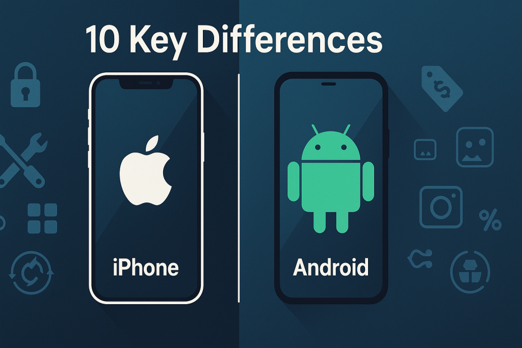what's the difference between an iphone and an android
