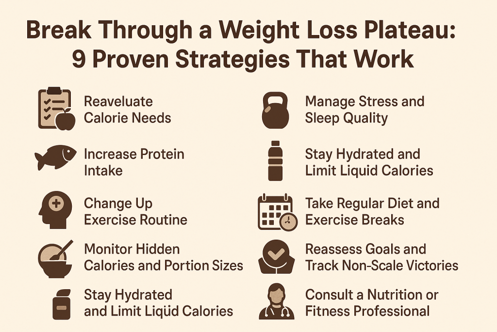 how do i break through a weight loss plateau