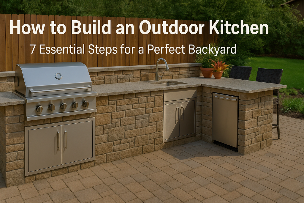 how to build a outdoor kitchen