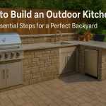 how to build a outdoor kitchen