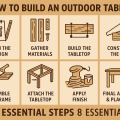 how to build outdoor table