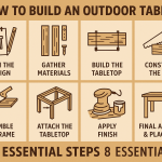how to build outdoor table