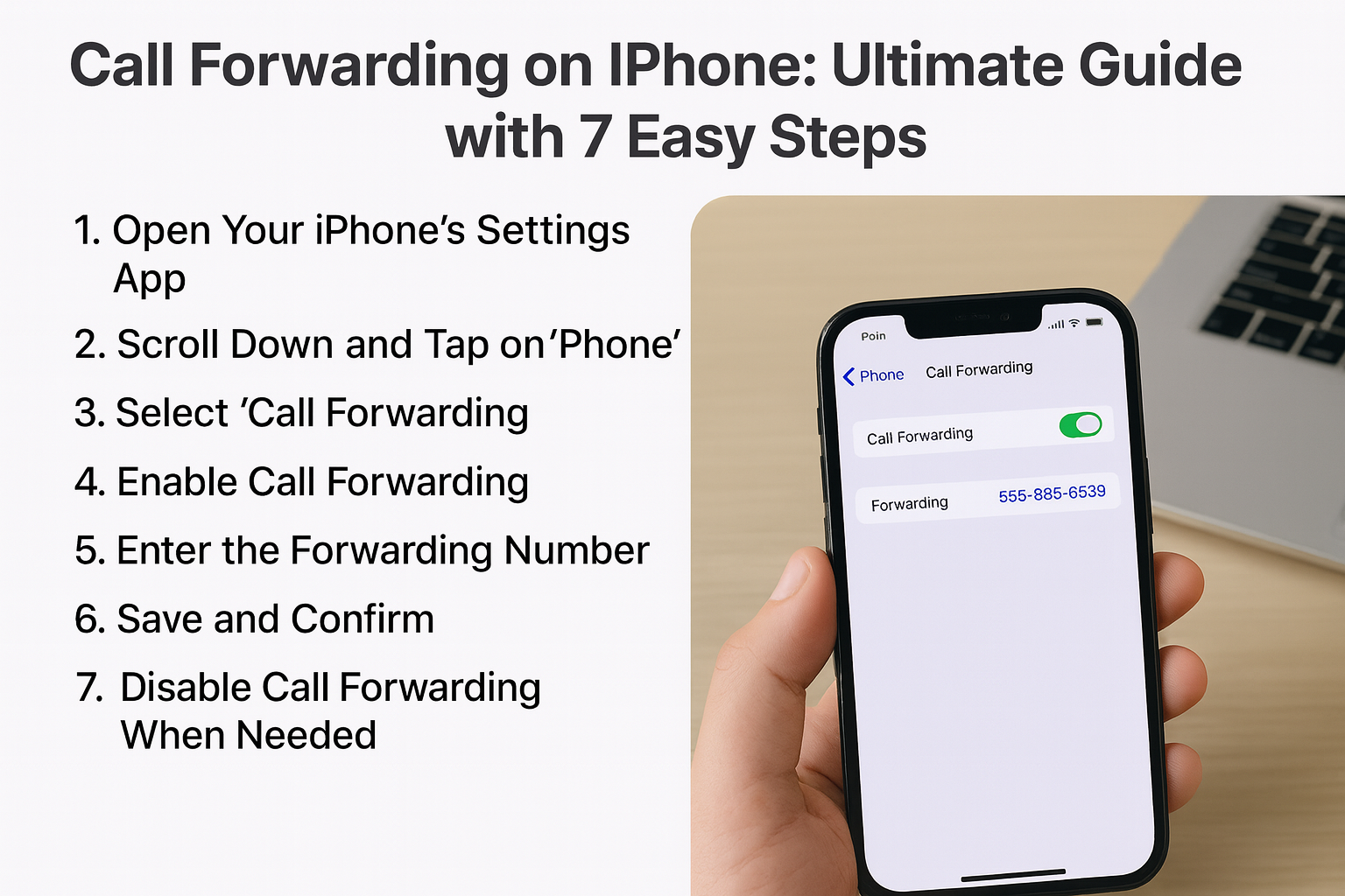 how to forward calls on iPhone