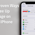 how to free storage on iPhone