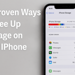 how to free storage on iPhone