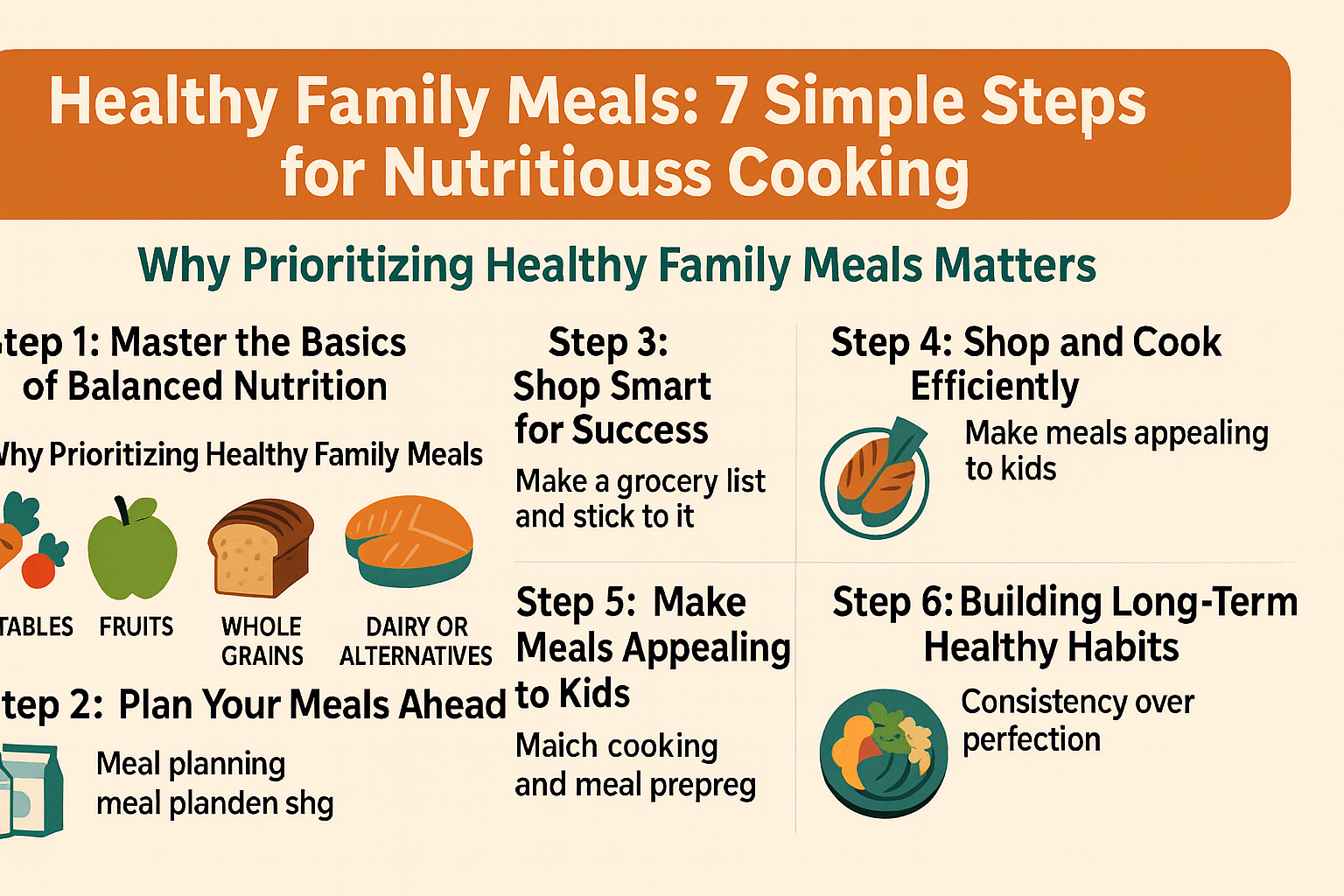how to make healthy meals for my family