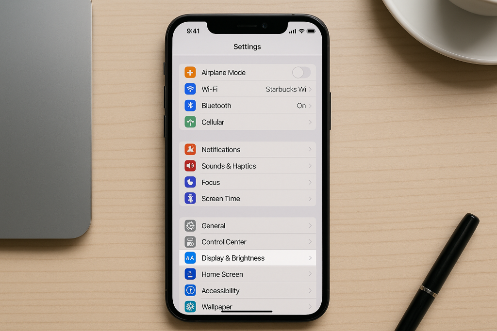 iPhone Settings app showing Call Forwarding option highlighted