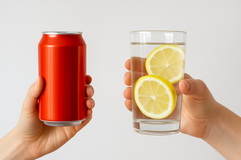 replace sugary drinks with water for weight loss