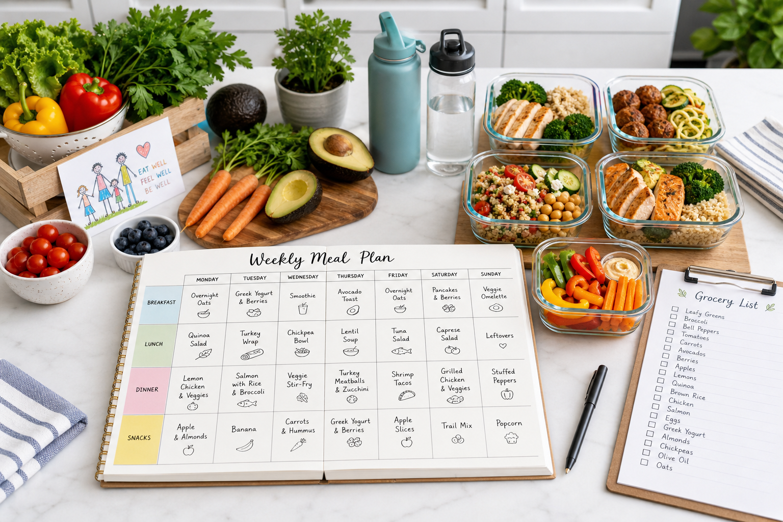 How to Optimize Healthy Family Meals on Busy Nights