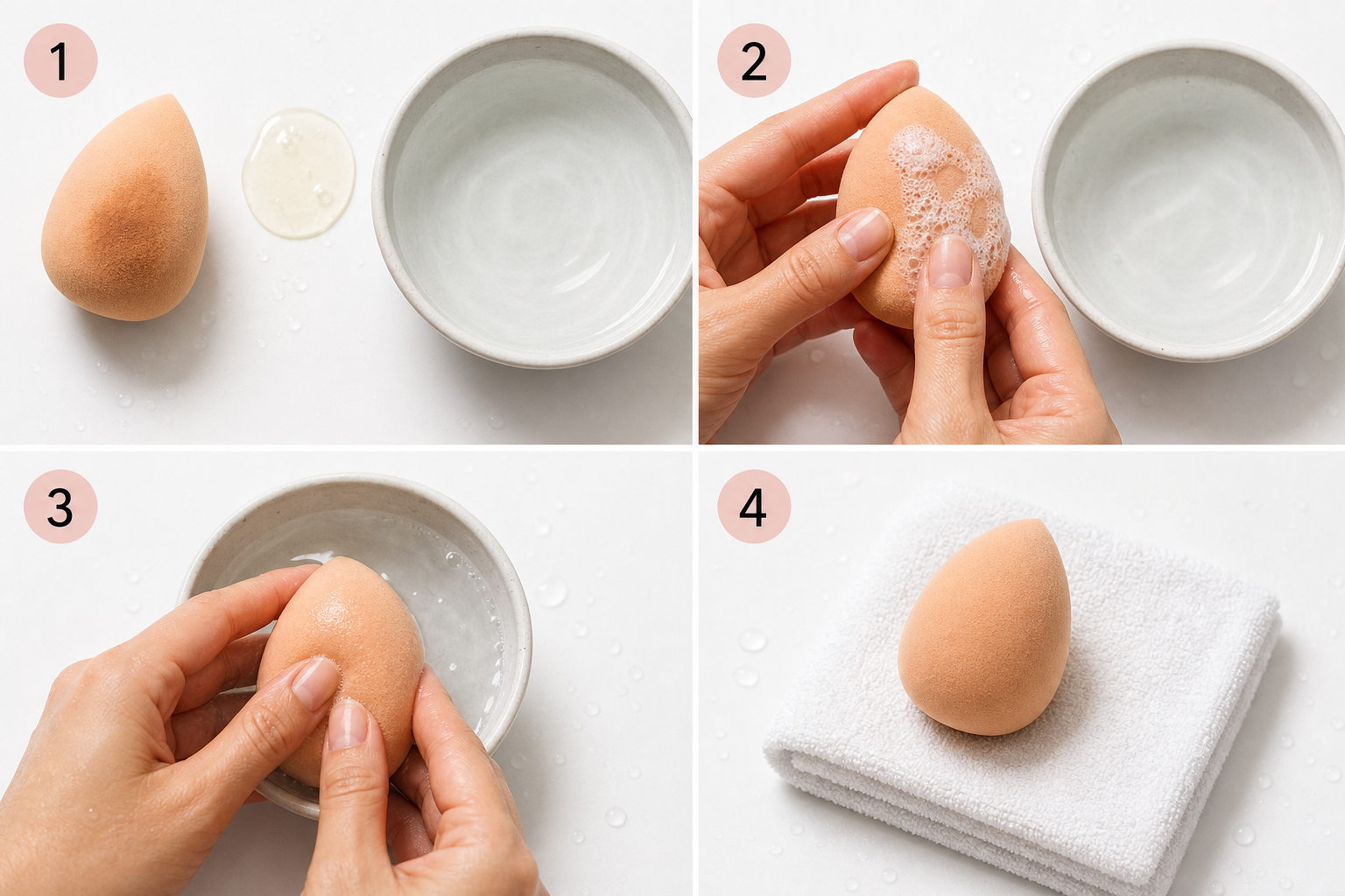 How to Clean Beauty Blender With Dish Soap Safely