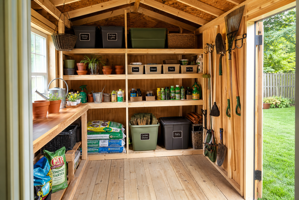DIY Shed Shelving Ideas That Maximize Storage Space