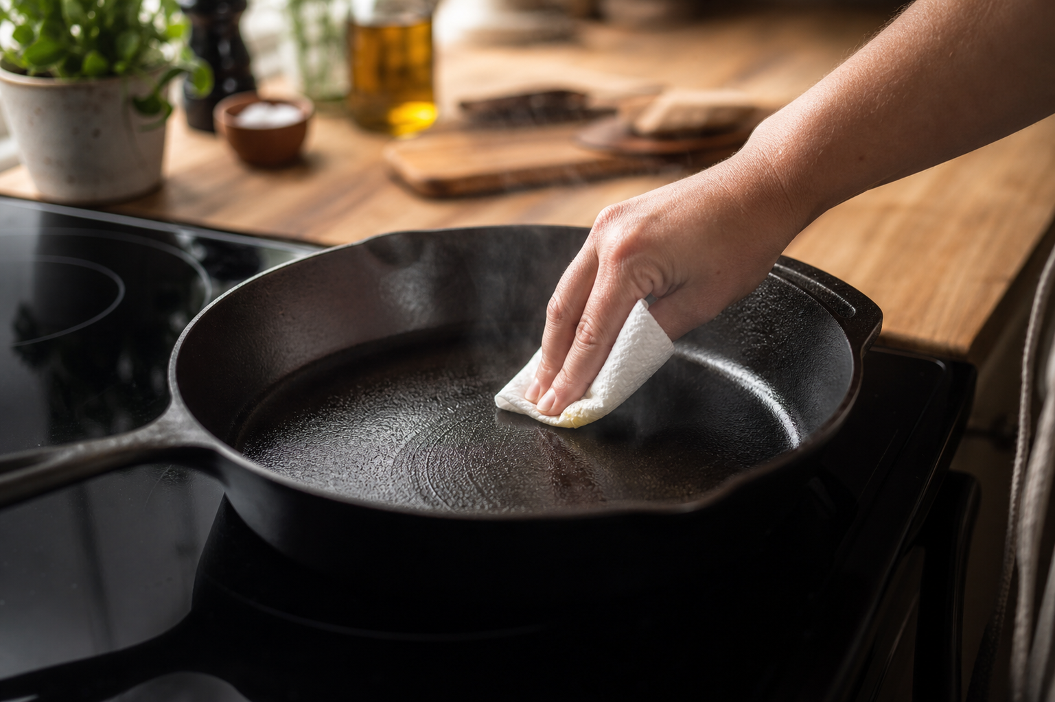 How to Clean a Cast Iron Skillet the Right Way