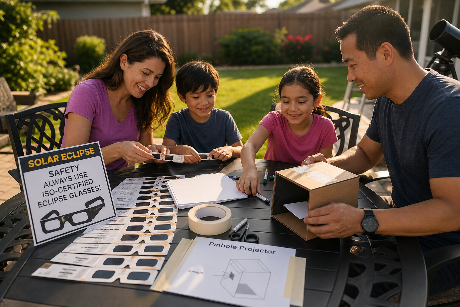 How to Make Eclipse Glasses Safely for Solar Viewing