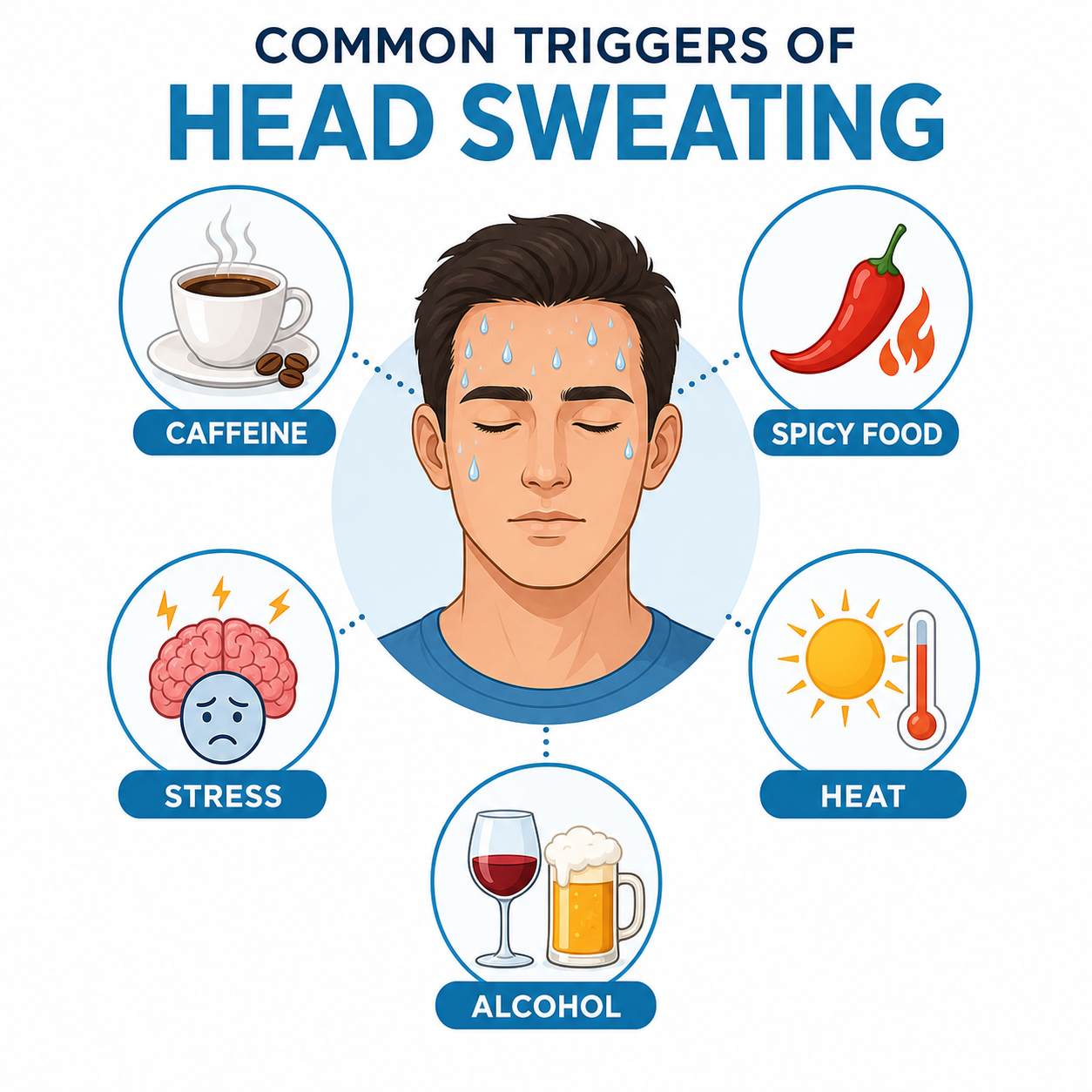 How to Stop Head Sweating: Causes and Treatments