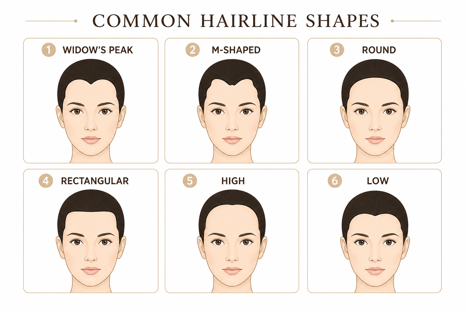 13 Types of Hairlines and What Yours May Mean