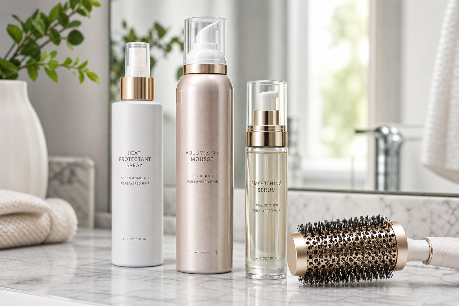 How to Style Layered Hair for Volume and Shape